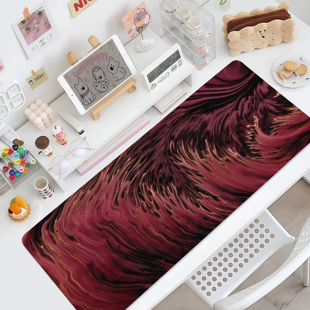 Mouse Pad MousePad Non-slip Art Lockedge Office Student Strata Gaming M-Magma Thickened Large Writing Pad Cushion