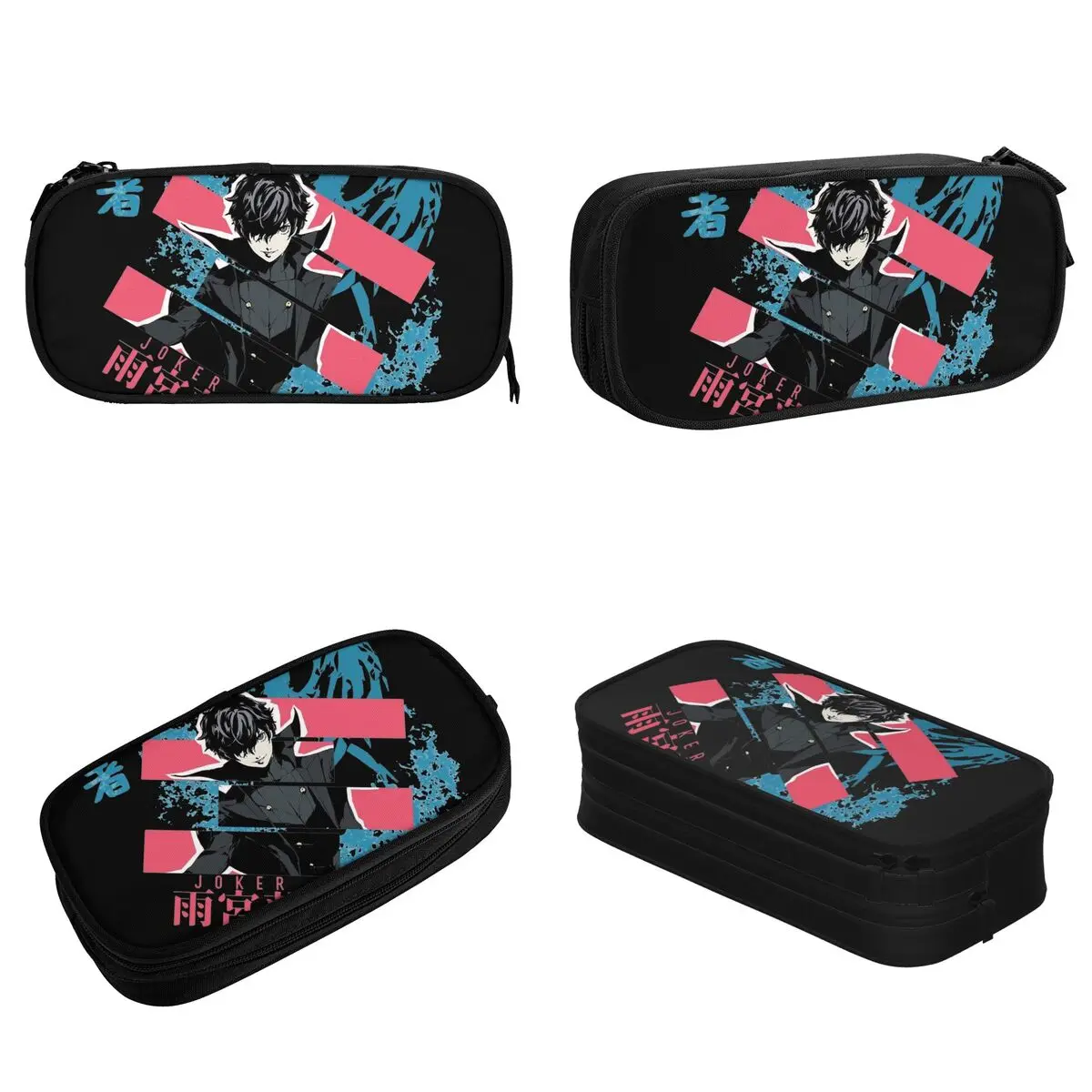 Creative Joker Personas 5 Pencil Case Anime Pencil Box Pen Box for Girls Boys Big Capacity Bag Students School Gift Stationery