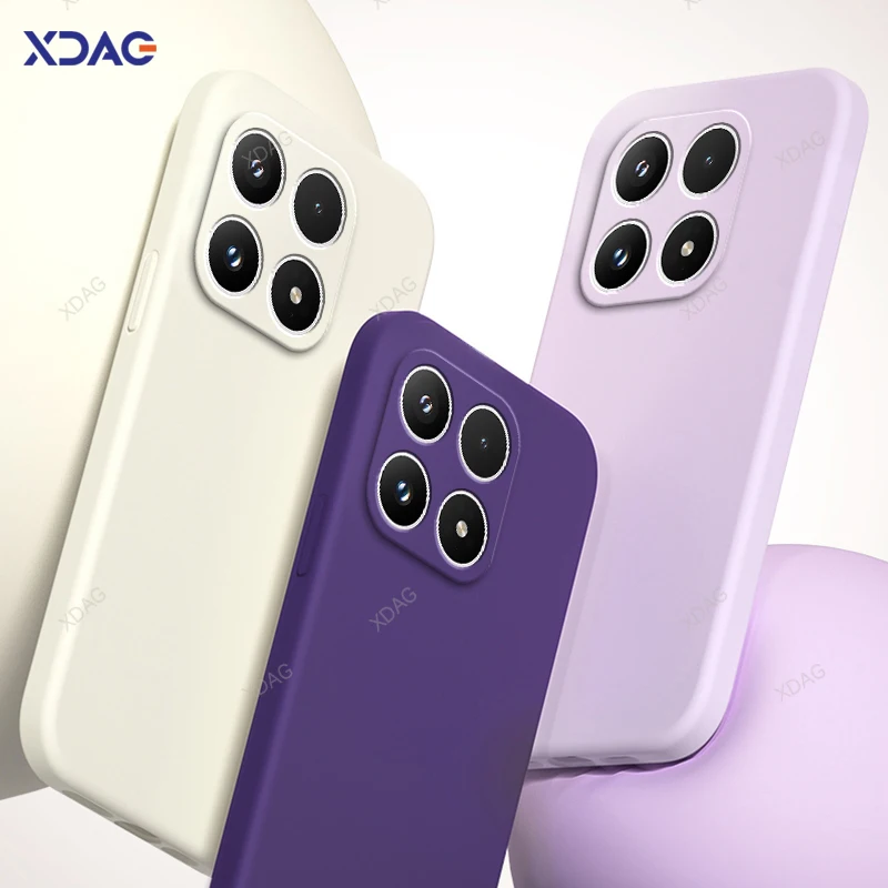 الأصلي كاندي حماية الكاميرا ل Xiaomi 17 برو ماكس 5G 16 جراب هاتف لينة الداخلية يتدفقون السائل سيليكون الفاخرة الغطاء الخلفي