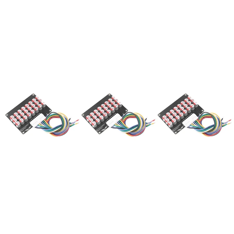 

N75R-3X Whole Group Balancer 8S 5A Active Lithium Lipo Lifepo4 Battery Equalizer Energy Transfer Capacitor BMS Board