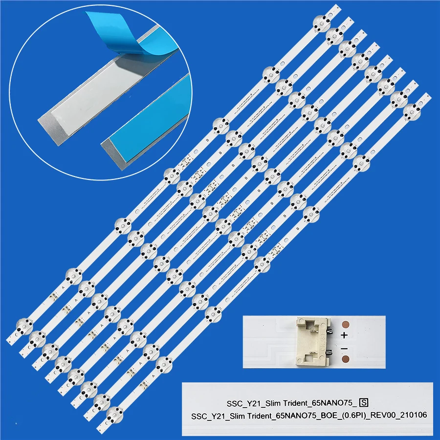 LED Backlight strip for 65NANO75UPA 65NANO79 65NANO756 65NANO756PA 65NANO796NE 65NANО756QA 65NANO79S 65NANO753PA 65NANO753PR