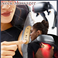 New Portable Mini Relaxer Dredge Kneading Smart Electric Wrap Heated Trapezius Muscle Neck Multifunctional Shiatsu Massage Shawl