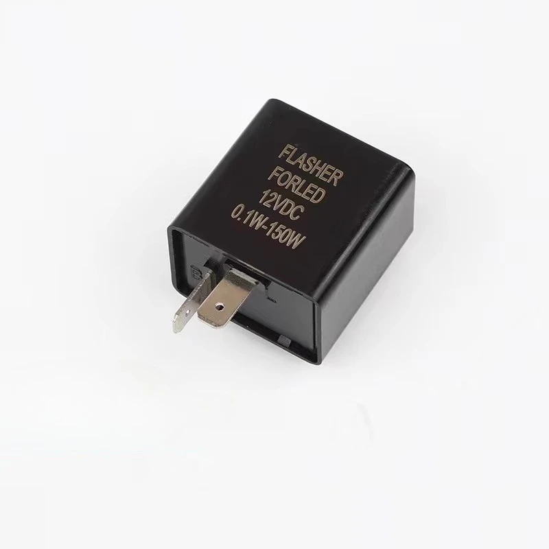 12v car flasher relay 24v three-legged truck steering transparent LED light universal type with adjustable belt line