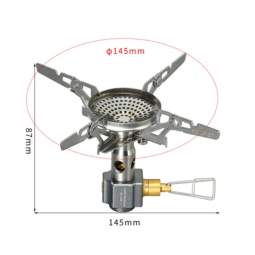 CAMPINGMOON Outdoor Split-type Camping Furnace Separated Gases Furnaces Hiking Mountaineering Cooker Hiking Traveling Gas Stove