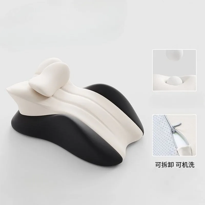 Multi-Positional Wedge Pillow Memory Foam Ergonomic Prone Pillow with Removable Cover Couple Bed Pillow for Body Pain Relief