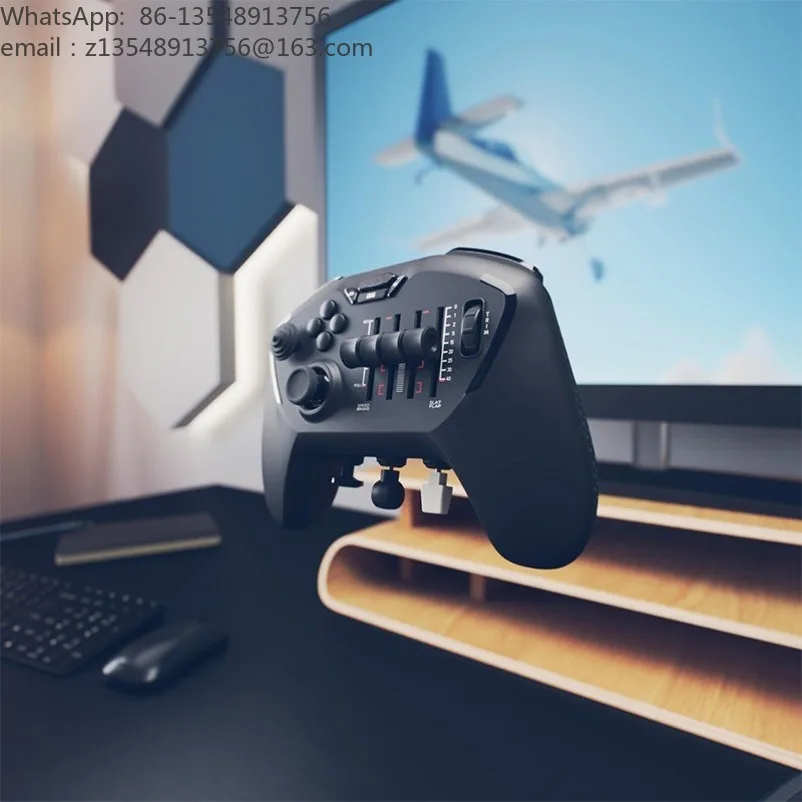 ECHO flight simulation game wireless controller emulator peripheral