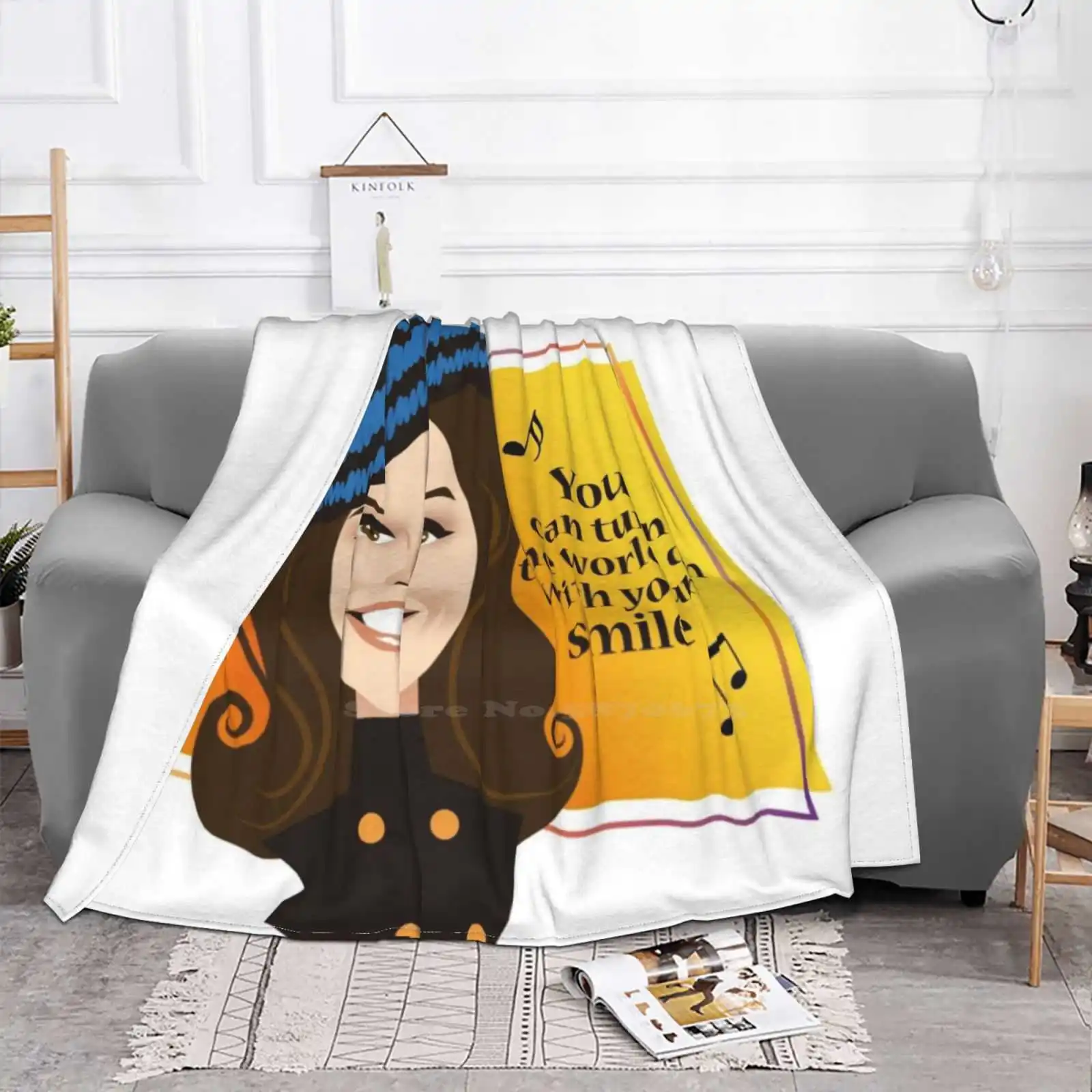 Mary New Selling Custom Print Flannel Soft Blanket Mary Tyler Moore Show Tv Classic Comedy Alejandro Mogollo