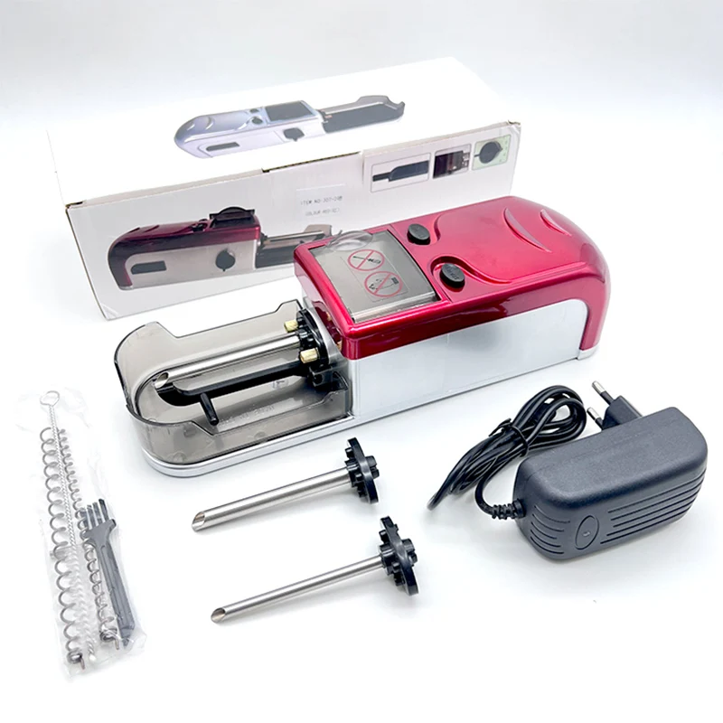 High-quality 5.5/6.5/8mm Electric Cigarette Rolling Maker Three-purpose High-power Automatic Tobacco Filling Injecter Machine