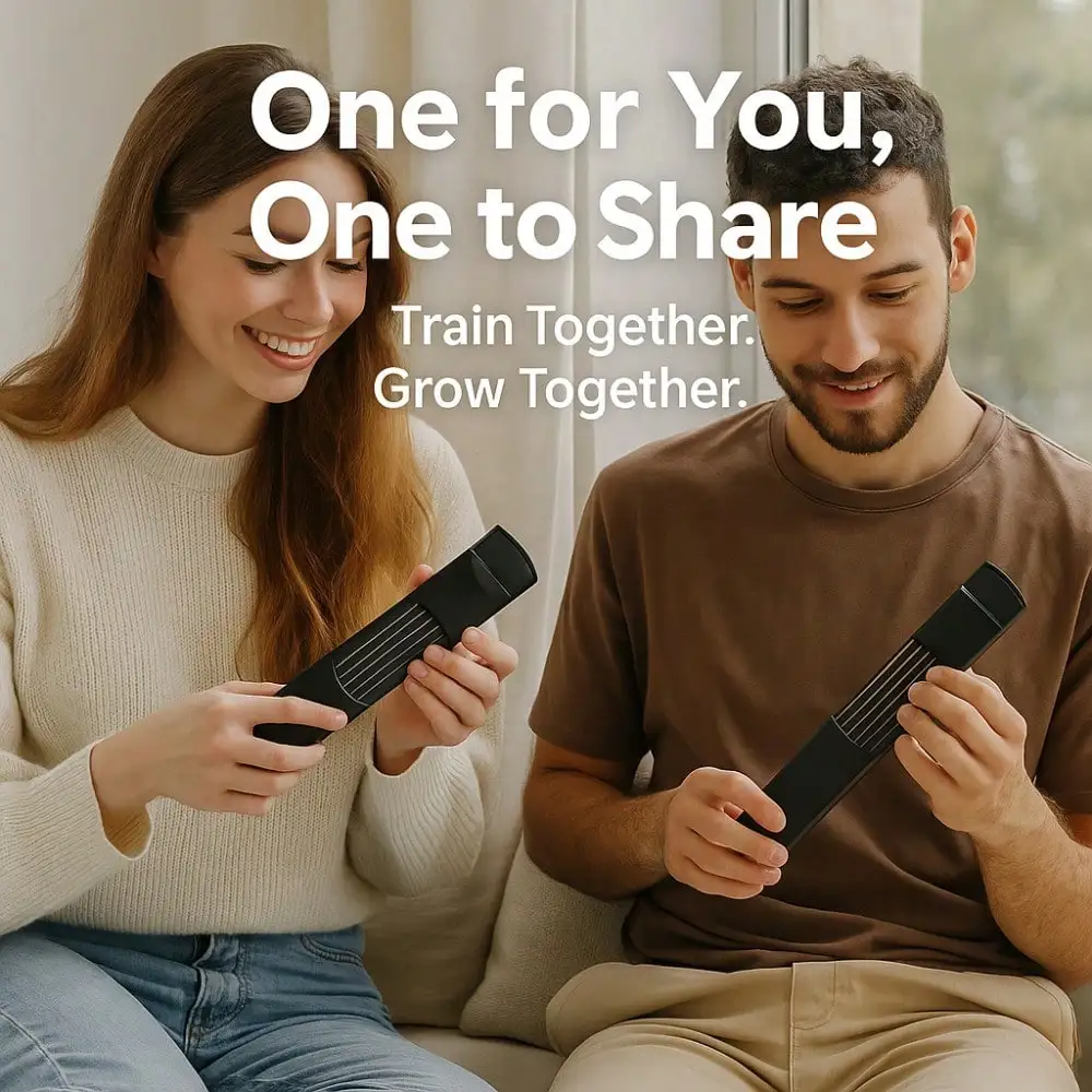 

2pcs Acoustic Guitar Practice Tool | Portable 6-String 6-Fret Chord Trainer with Tuning Wrench & Velvet Bag