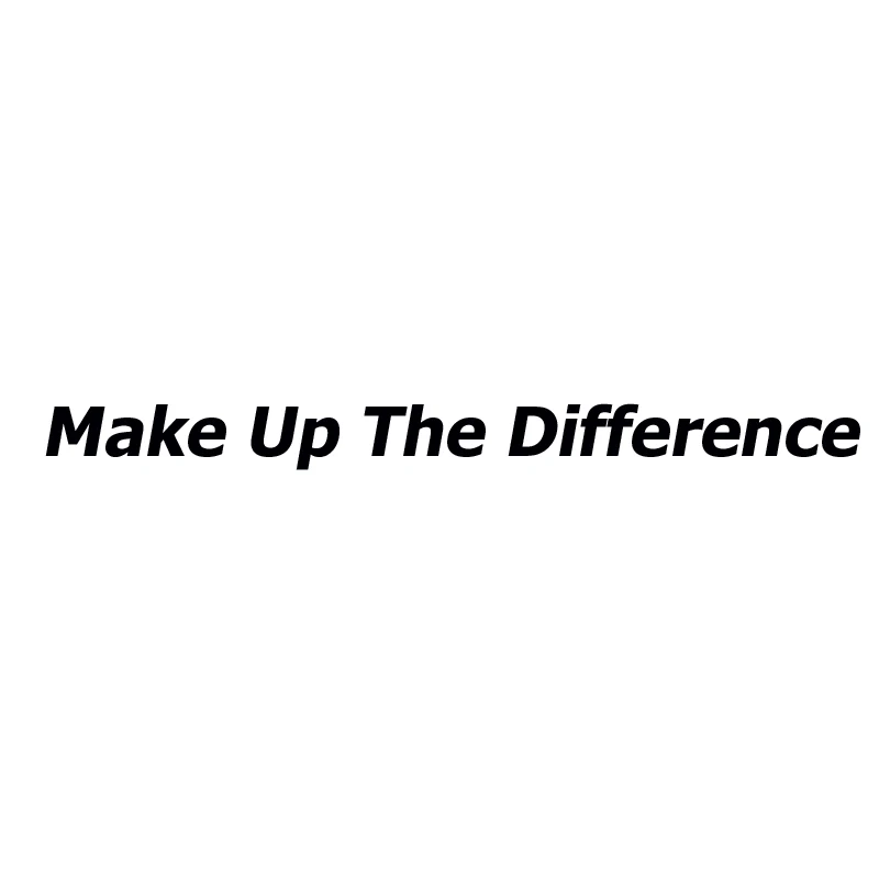 Make Up The Difference