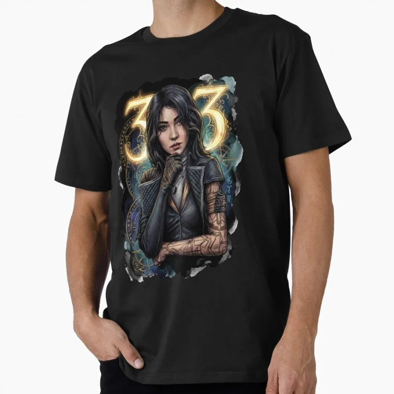 Clair Obscur Expedition 33 Lune Gift tee for gamer 100% cotton RPG printed Men's Short Sleeve Graphic T-Shirt All size tops