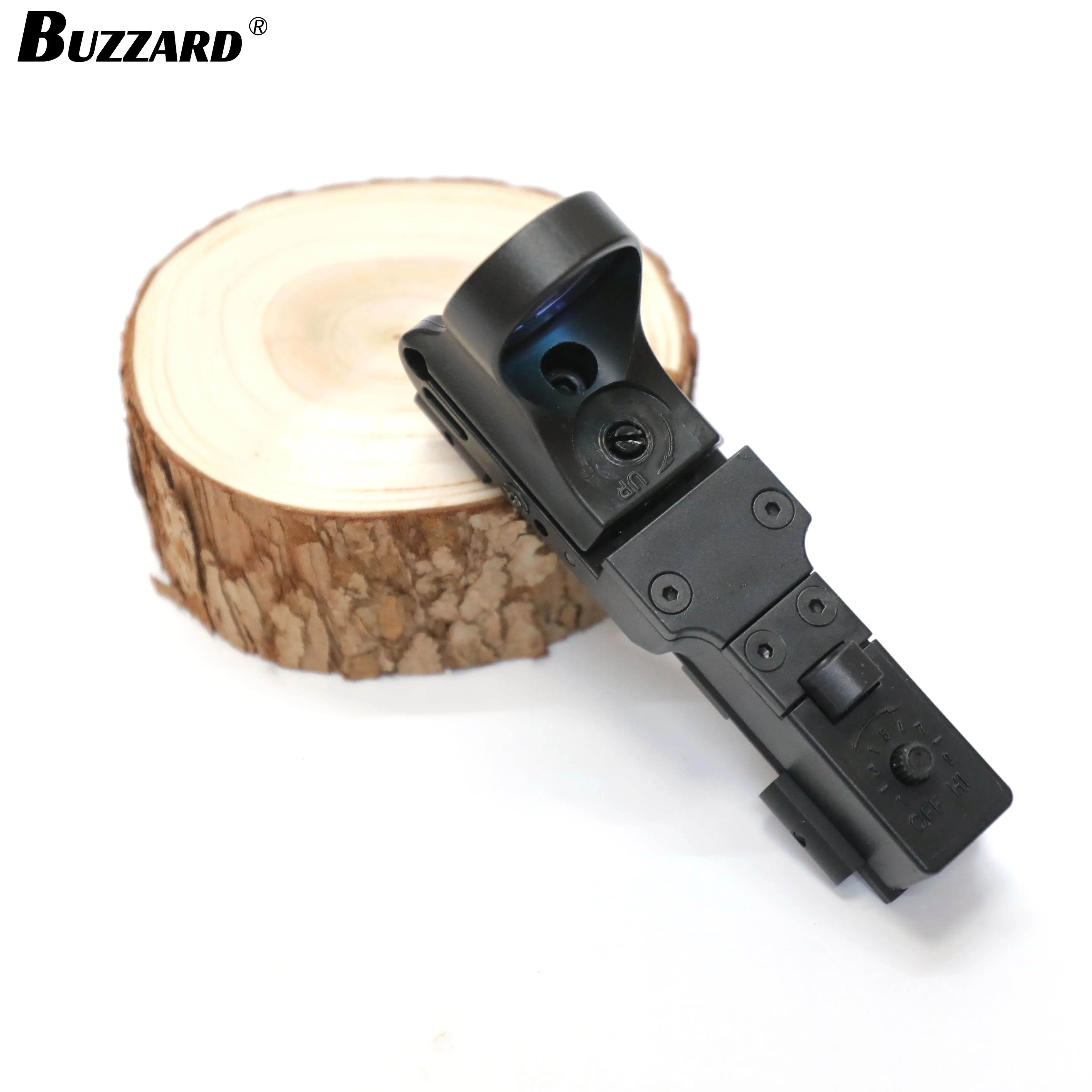 

BUZZARD HD-13 железнодорожный прицел с красной точкой и переключателем щелчков 2 мАФ точечный прицел для тактических аксессуаров для планки Пикатинни
