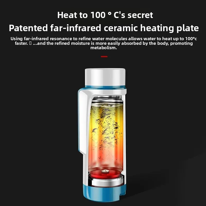 Durable Intelligent Car Kettle Electric Cup Car Heating Water Cup 12v24v Universal Water Heater Car and Home Dual-use Model