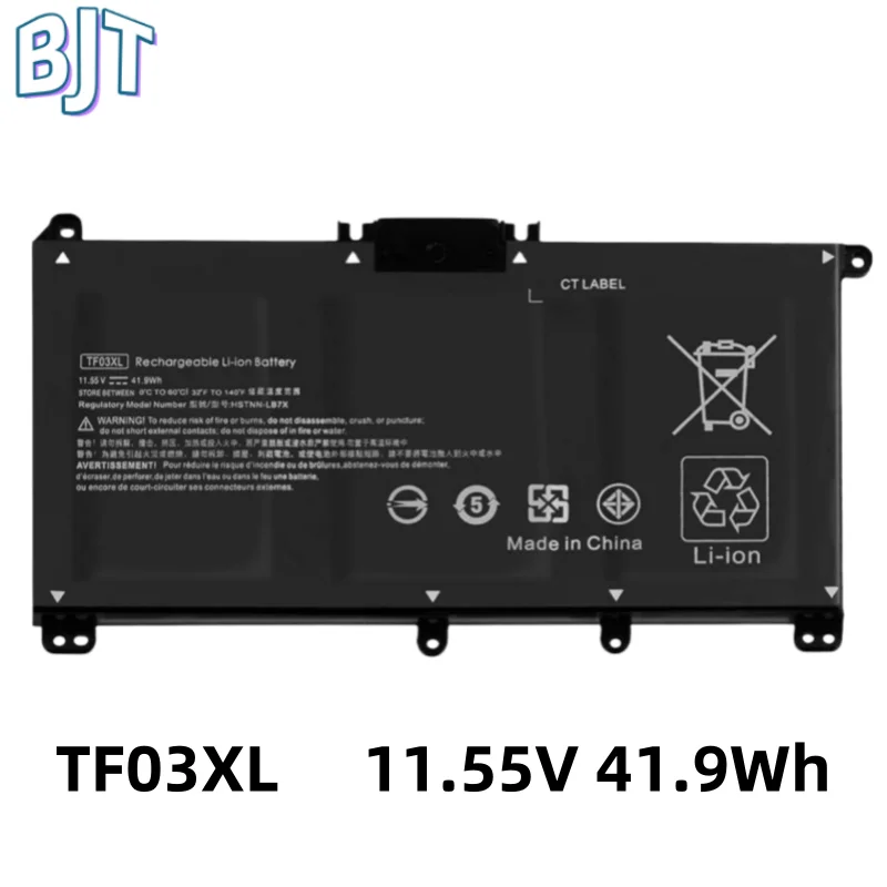 

11.55V 41.9Wh New TF03XL Notebook Laptop Battery For HP Pavilion 15-CC 15-CD 17-AR TPN-Q188 HSTNN-LB7X HSTNN-LB7J 920070-855