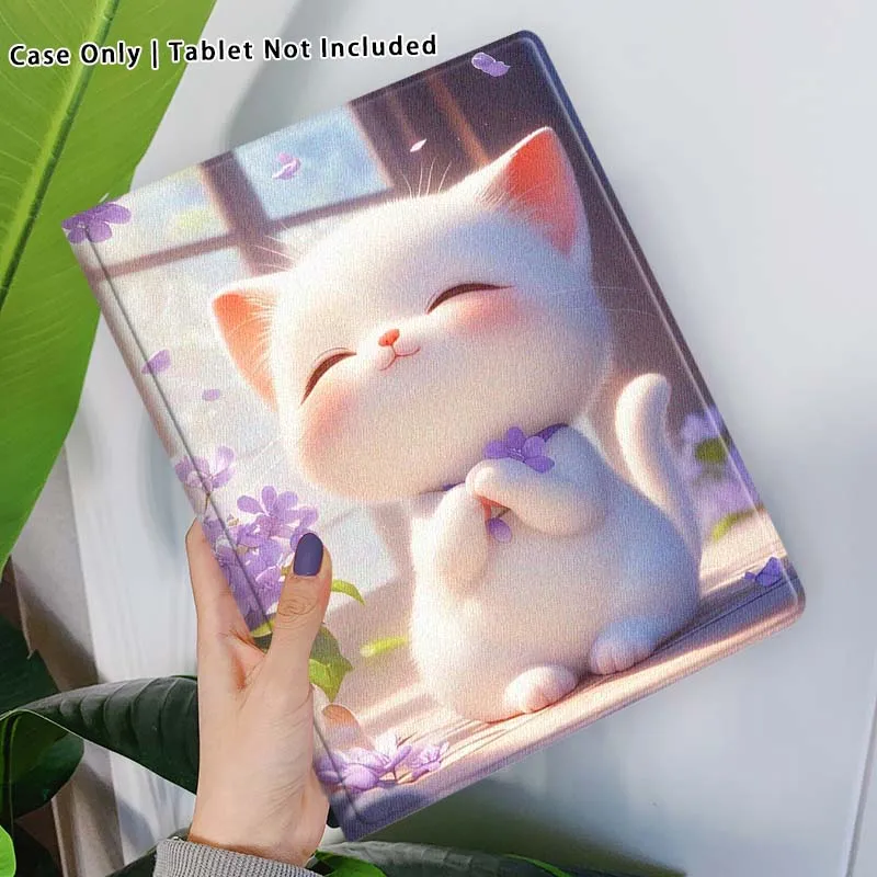 capa-de-tablet-macia-com-estampa-de-gato-roxo-e-flores-para-huawei-honor-tab-magic-pad-gt-gt2-6-x9-x8a-x8-v8-v7-9-8-2-3-133-10-pro-polegadas