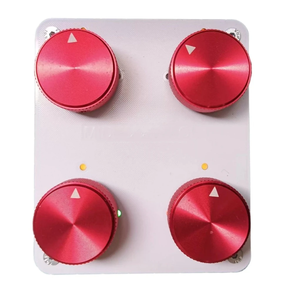 Precise Rotary Encoder MIDI Controller For Music Production Software, 4‑Knob Customizable CC Mapping USB‑C Interface