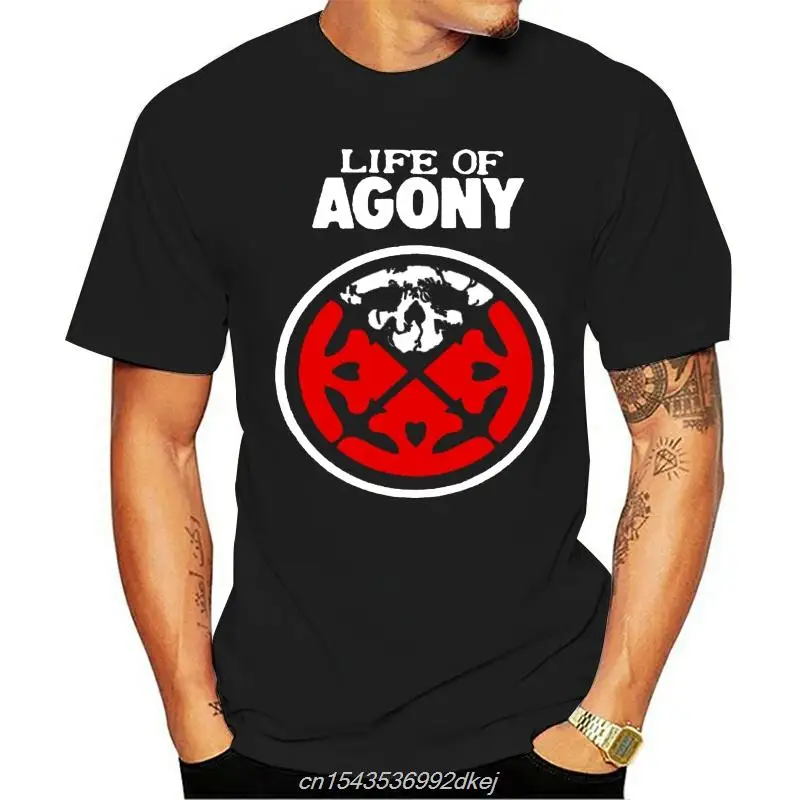 1993 Album Cover T Shirt Life Of Agony River Runs Red  Men Women Cartoon Casual Short O-neck Broadcloth Cn(origin)