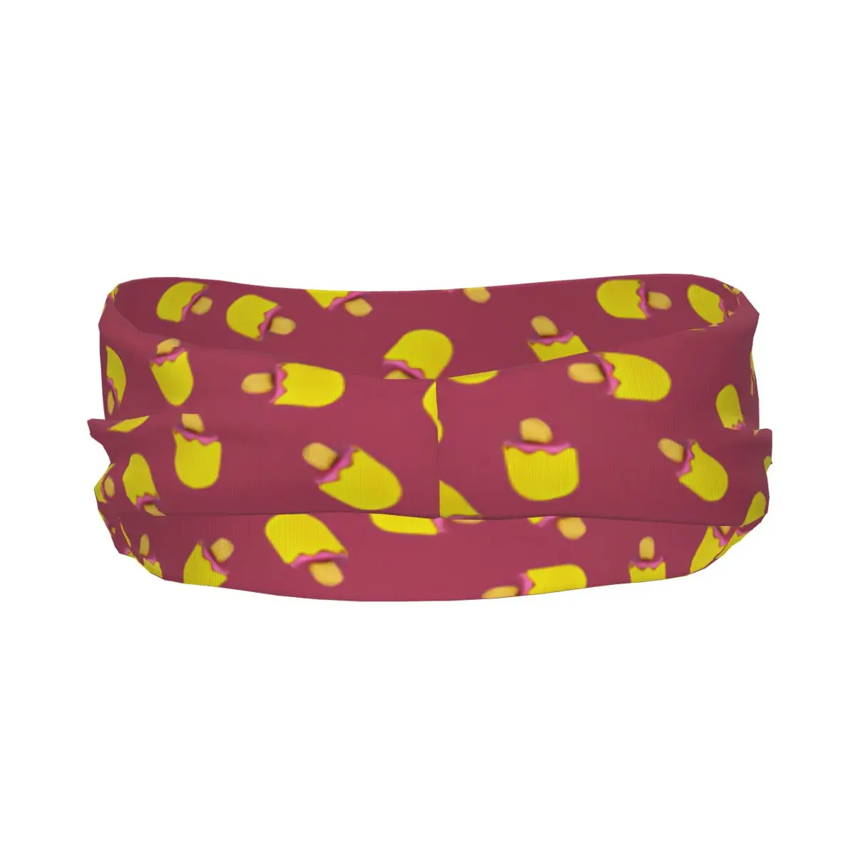 Sports Decor Headband Sweatband Workout Basketball Cycling Cute Ice Cream Pattern Hairband
