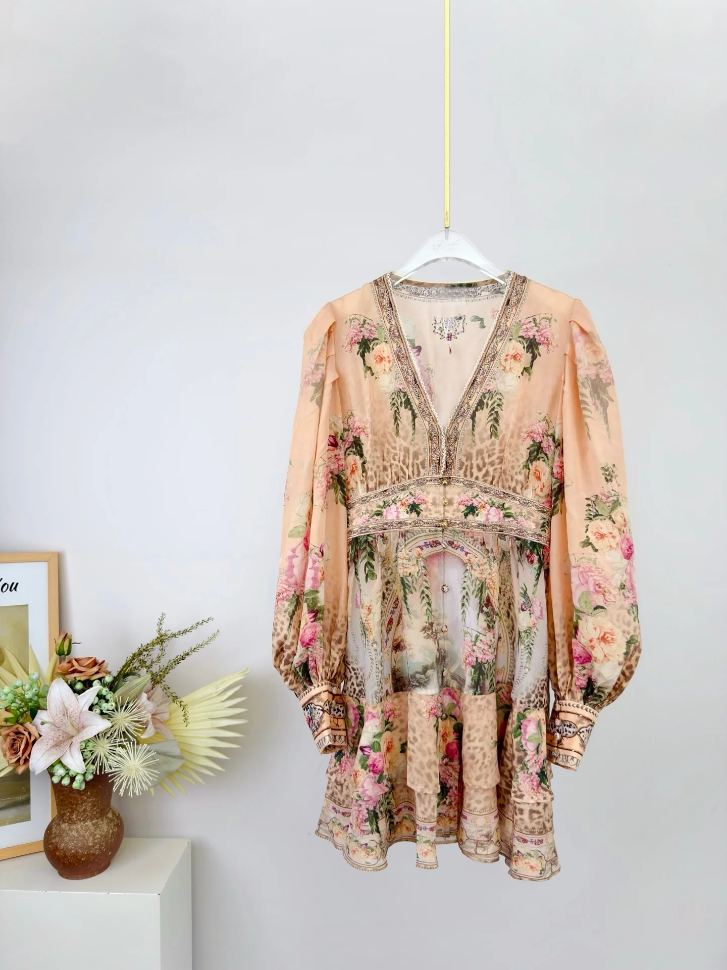 Gaun Mini Wanita Sutra 100% Be - Robe Silk Women ulasan dan harga
