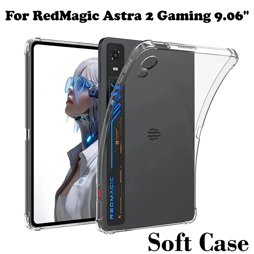 2026 TPU Ultra Slim Soft Clear Cases for RedMagic Astra 2 Gaming Tablet 5 3 Pro 9.06 