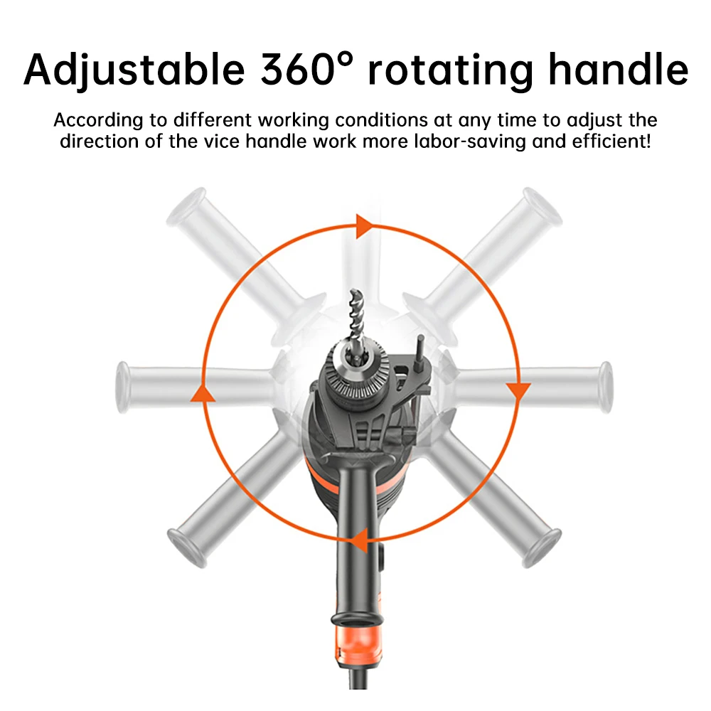 Perceuse électrique à percussion AC220V 1000W/1280W 3000rpm Perceuse électrique multifonction Perceuse à percussion puissante Marteau électrique