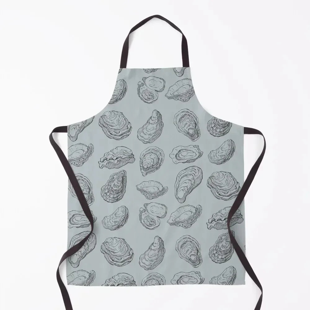 

Retro Oyster Gifts Apron Bib For Kitchen Kitchen For Man For Cooking Kitchen Women Apron
