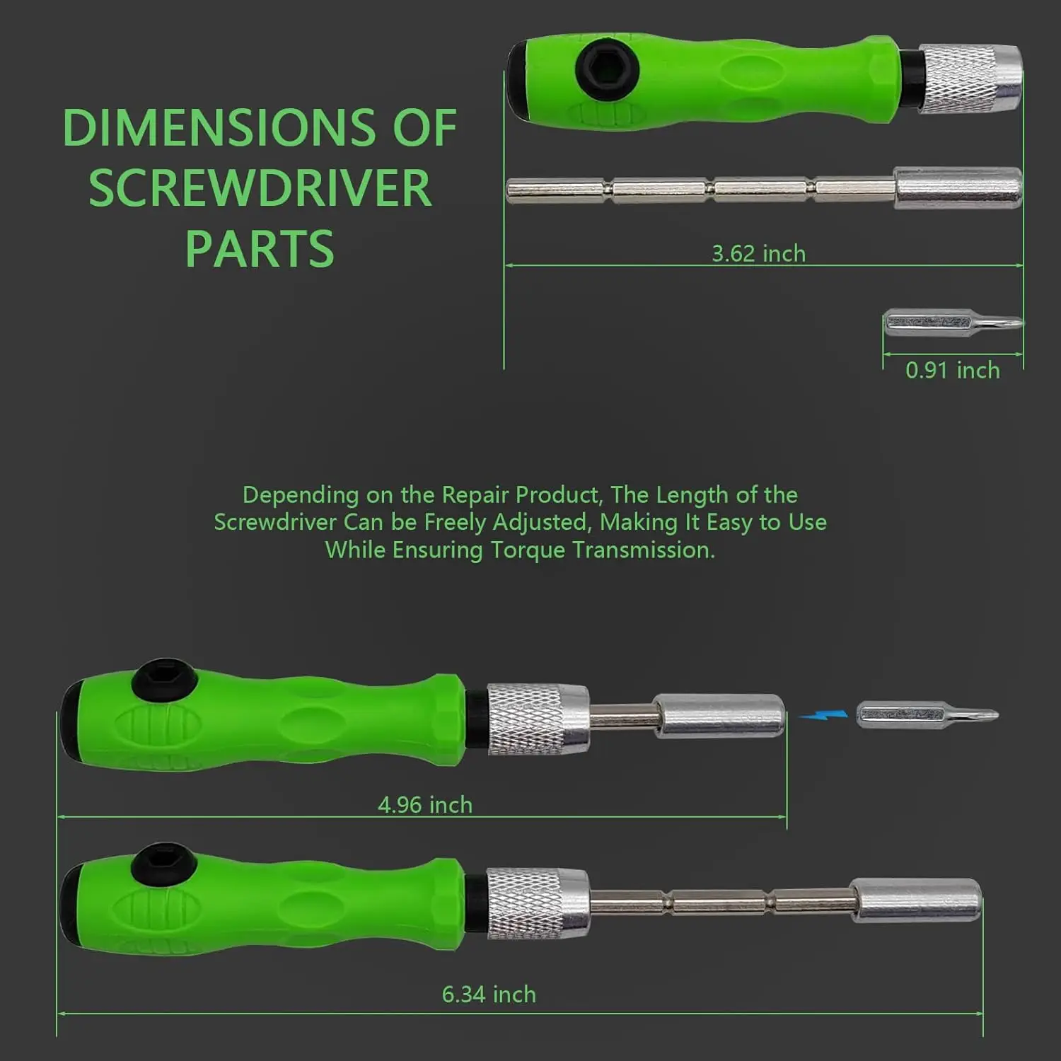 Imagem -05 - Mini Magnetic Precision Screwdriver Grupo Bits Parafuso Torx Phillips Hex Kit de Ferramentas de Reparação para pc Iphone Pequeno 32 em 1