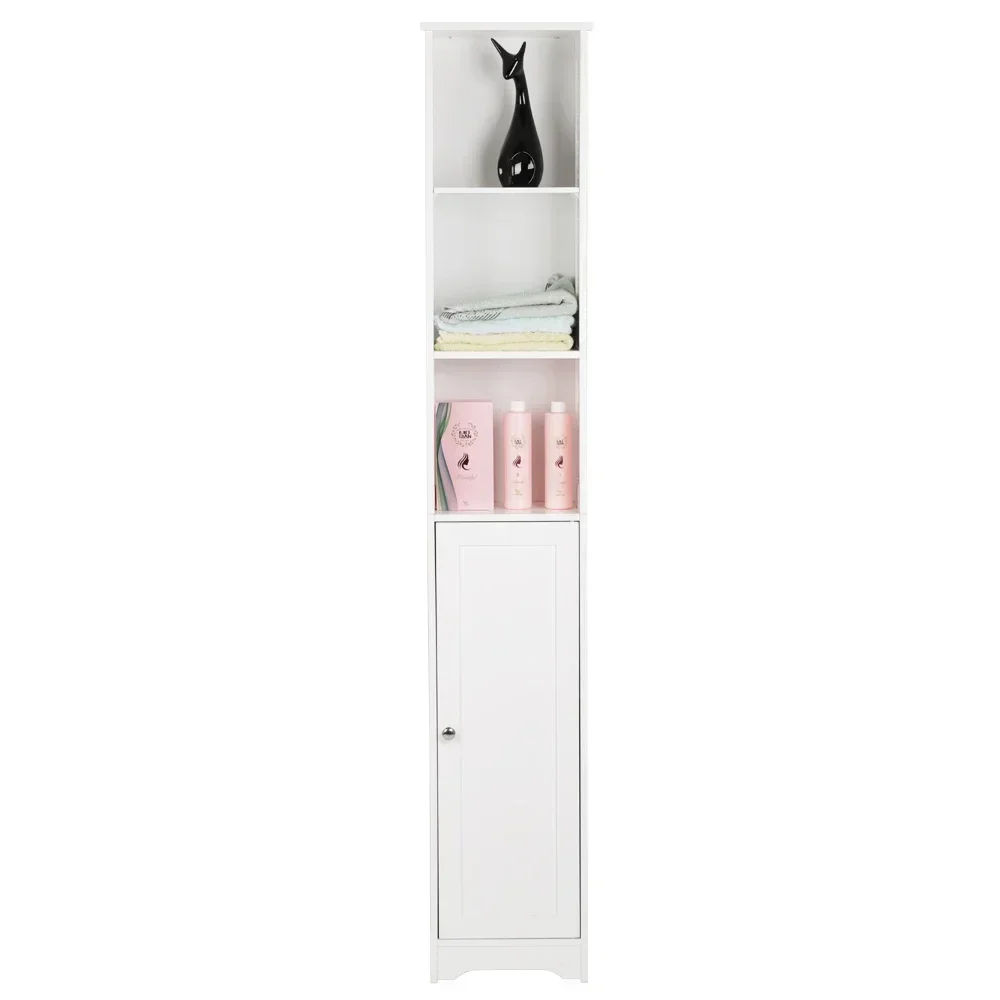 One Door & Three Layers Bathroom Cabinet ,Waterproof and moisture-proof,modern style wall-mounted standing bathroom cabinet