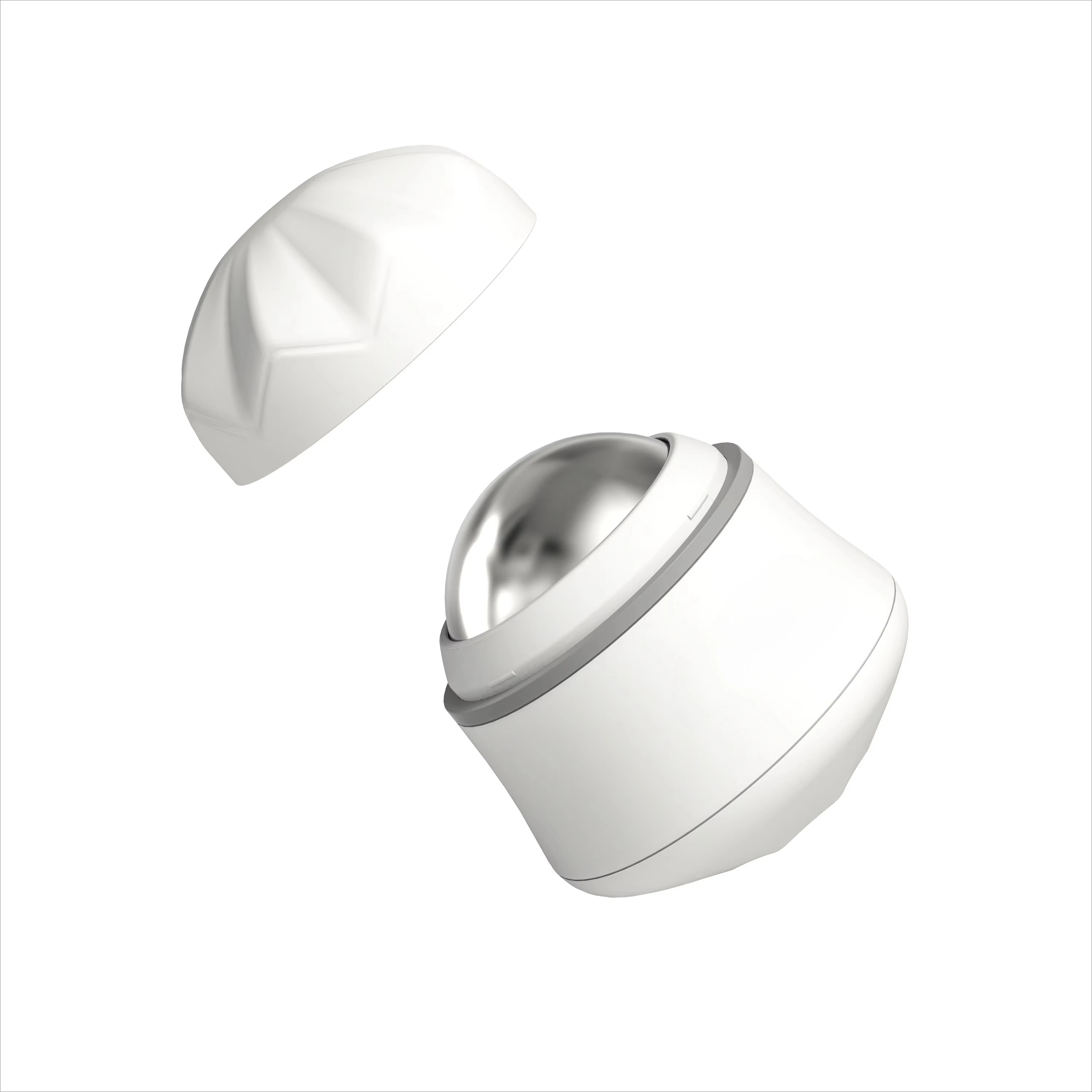 Stainless Steel Ice Ball Roller Facial Eye Massager Home Beauty Skin Care Ice Roller for Reducing Puffiness and Lifting Skin