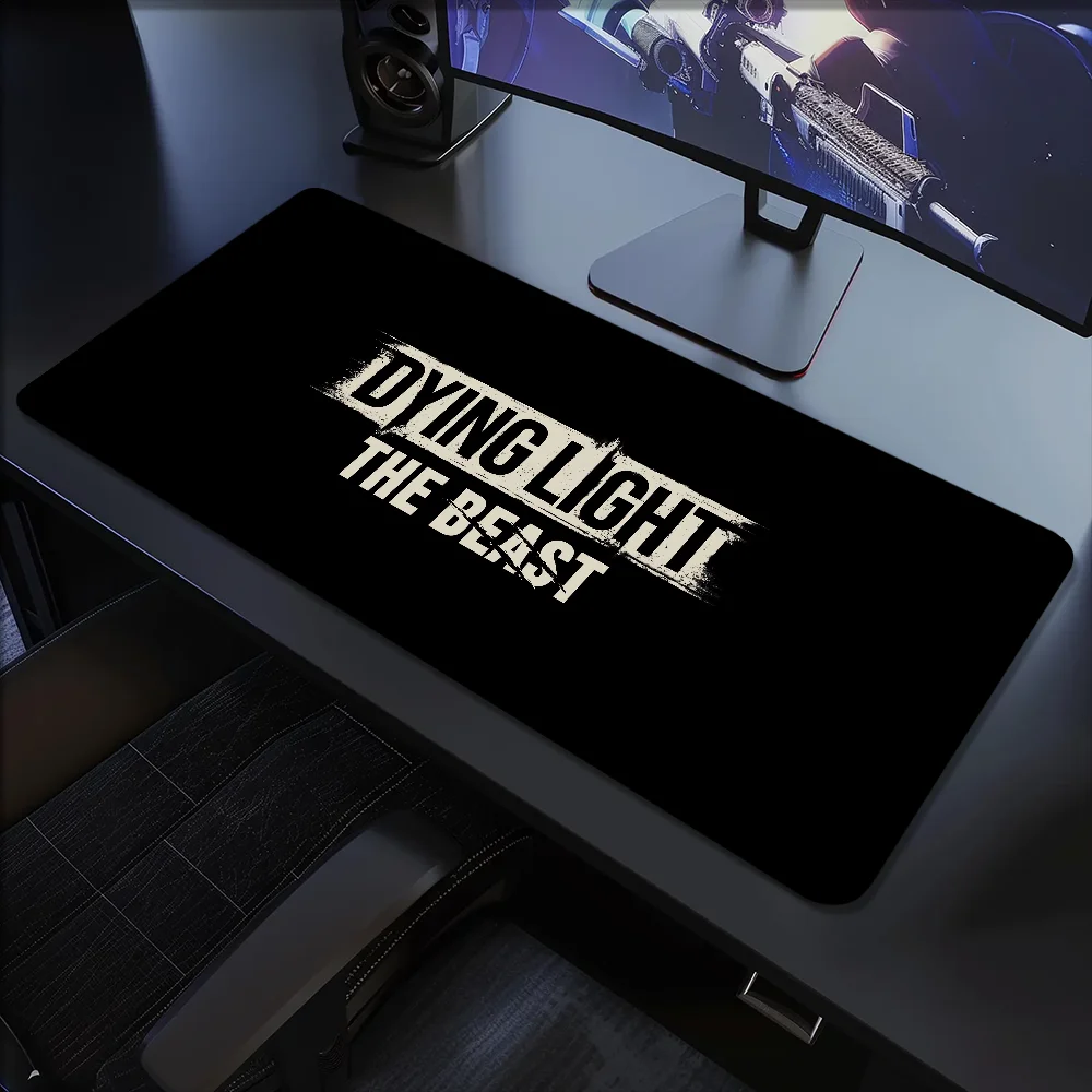 لعبة D-Dying Light The Beast Mouse Pad غير قابلة للانزلاق سميكة كبيرة للكتابة Lockedge مكتب طالب الألعاب وسادة ماوس