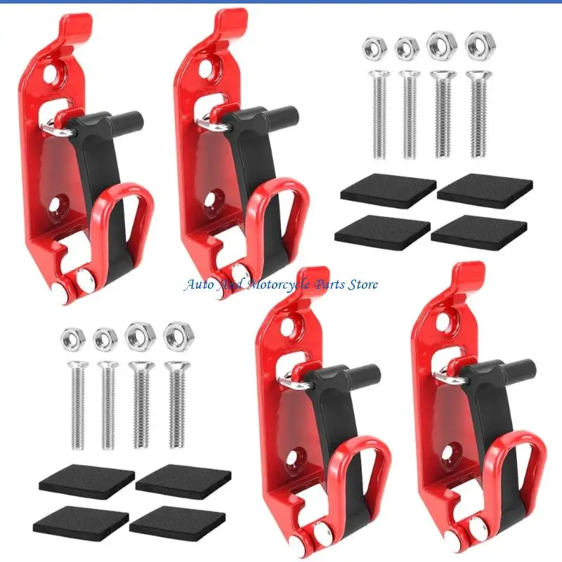P9FD Multipurpose Zinc Alloy Roof Brackets Shovel Holder for Truck, Heavy Duty Shovel Mounts Axes Holder Mount
