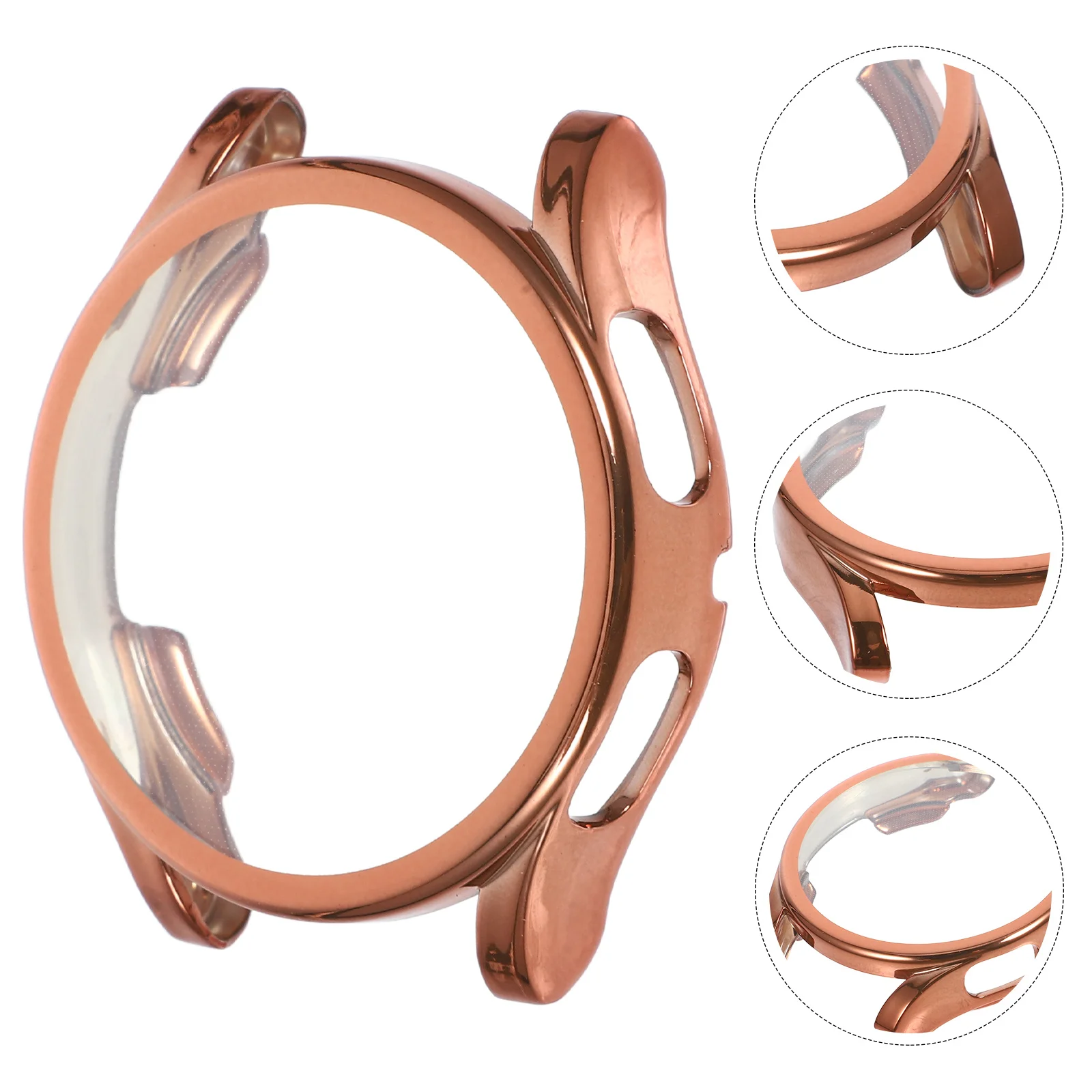 Custodia per orologio glitterata Guscio protettivo durevole per PC Facile da installare Rimuovi compatibile con la cover per smartwatch Samsung Watch 4