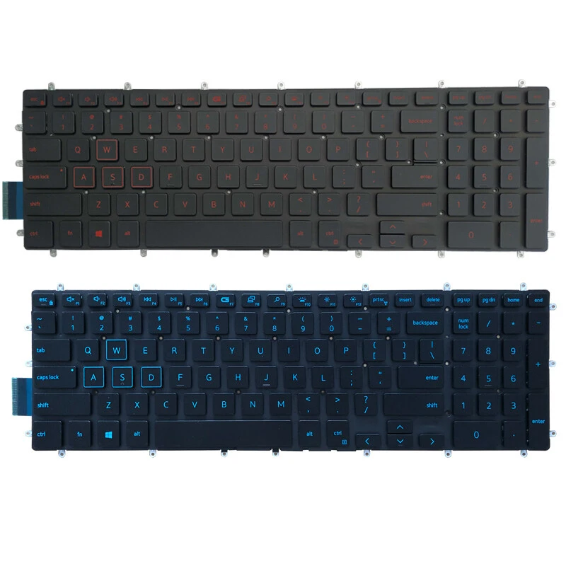 

Z NEW FOR DELL G3 3579 P75F 3779 G5 15 5587 G7 15 7588 Keyboard blue Backlit US