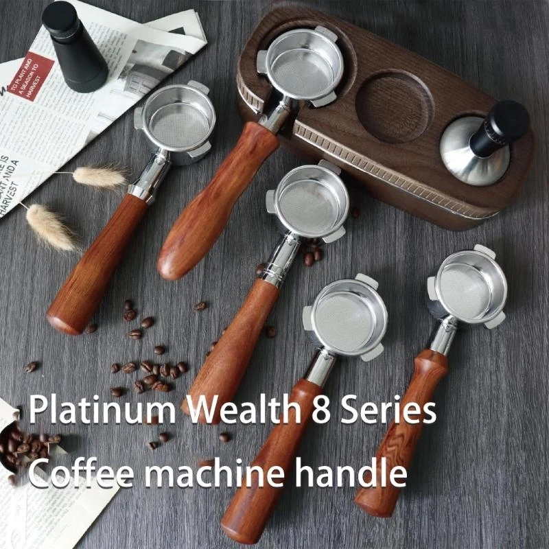 Heat Resistant Ergonomic Coffee Machine Portafilter 54mm Replacement Handle with Stainless Steels Basket for BES 870/875 87HA