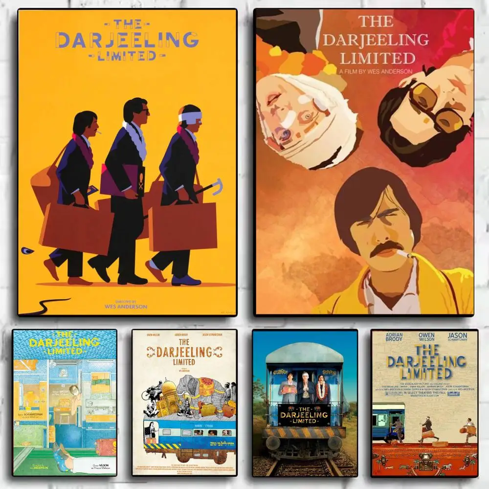 Classic Movie T-The Darjeeling Limited Poster Modern  Wall Art Aesthetic Minimalist Bedroom Decor Cafe Home Gift