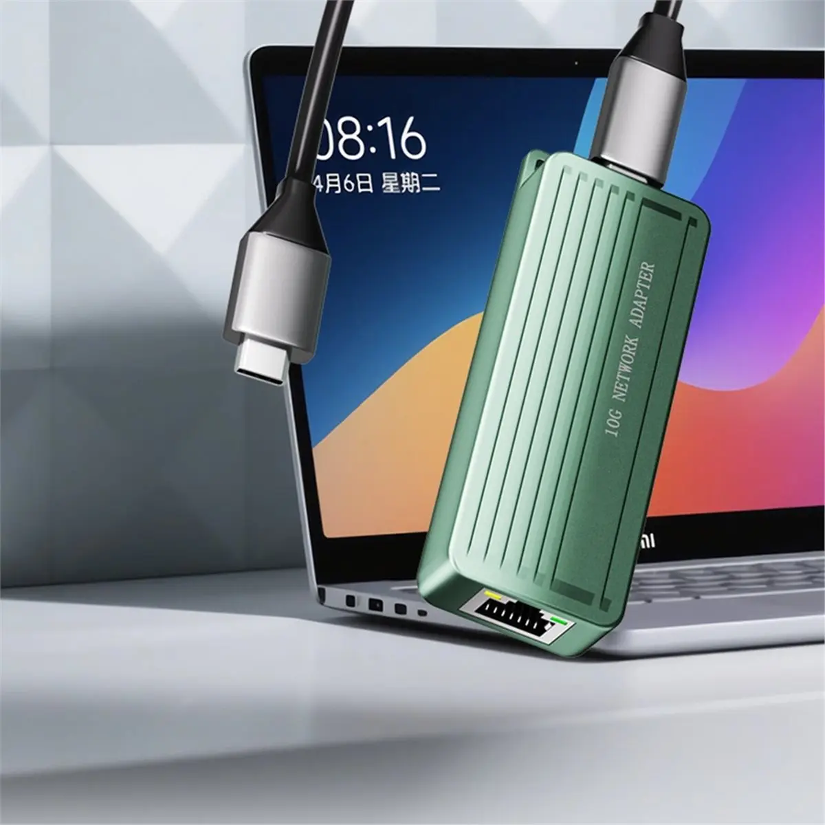 Friendly!10GbE USB-C Ethernet Adapter USB3.2 Type C 10 Gigabit Ethernet Adapter Realtek/RTL8159 for 11