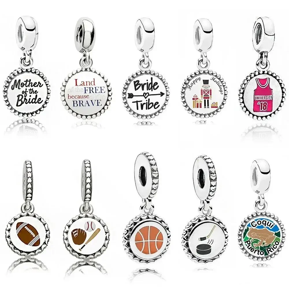 New Bridal Horde Brave Freedom Grounds Nutcracker University Basketball Soccer Baseball Golf Pendant Original Female Jewelry