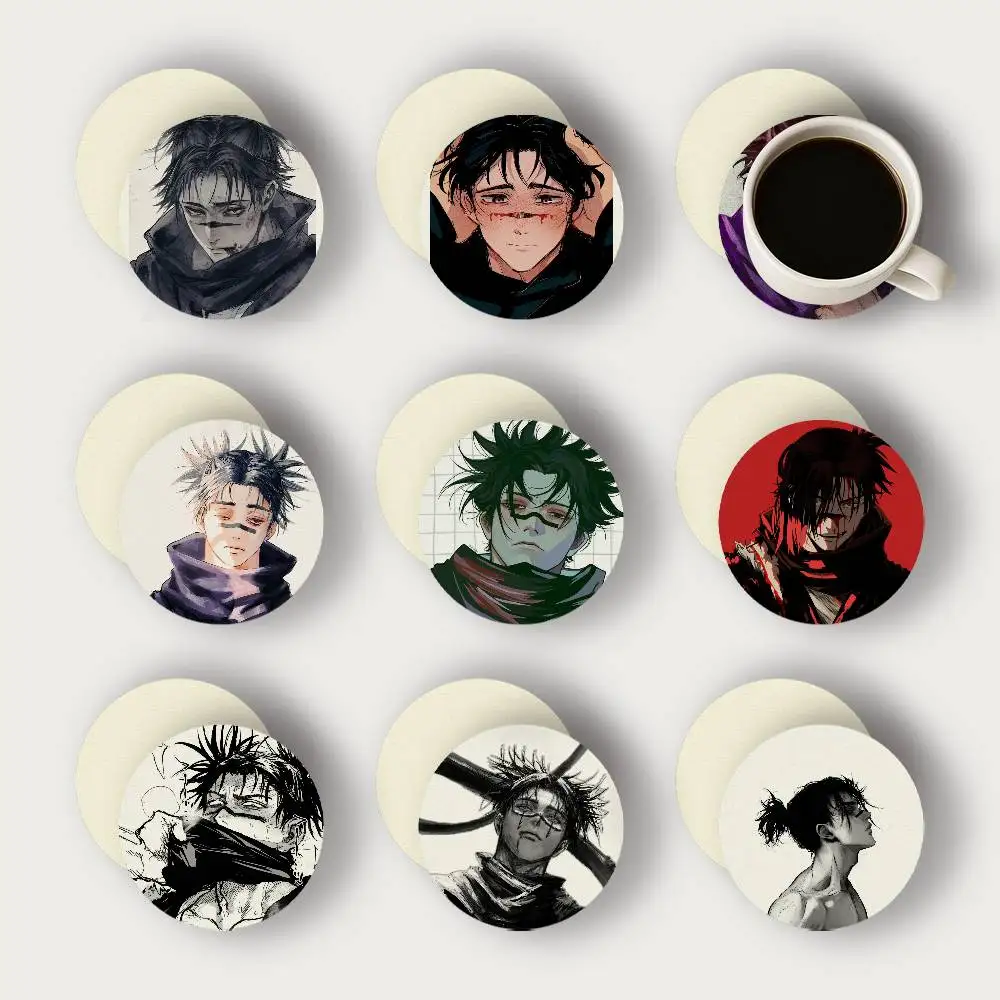 Anime Choso 2D Wooden Coasters Heat Resistant Non-Slip Holiday Birthday Gift Durable