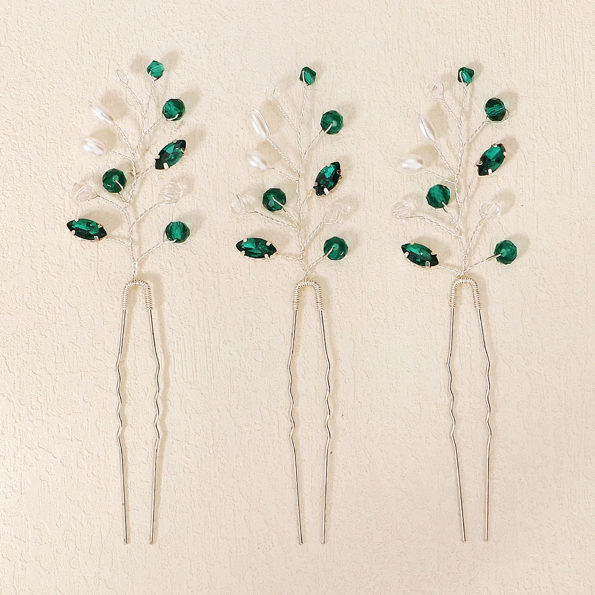 Blumen Perlen Perlen Haarstab Kristall Haar Braut Haarnadeln Zubehör Haarnadeln Perlen Haarschmuck Strass Haarnadeln – Detail 6