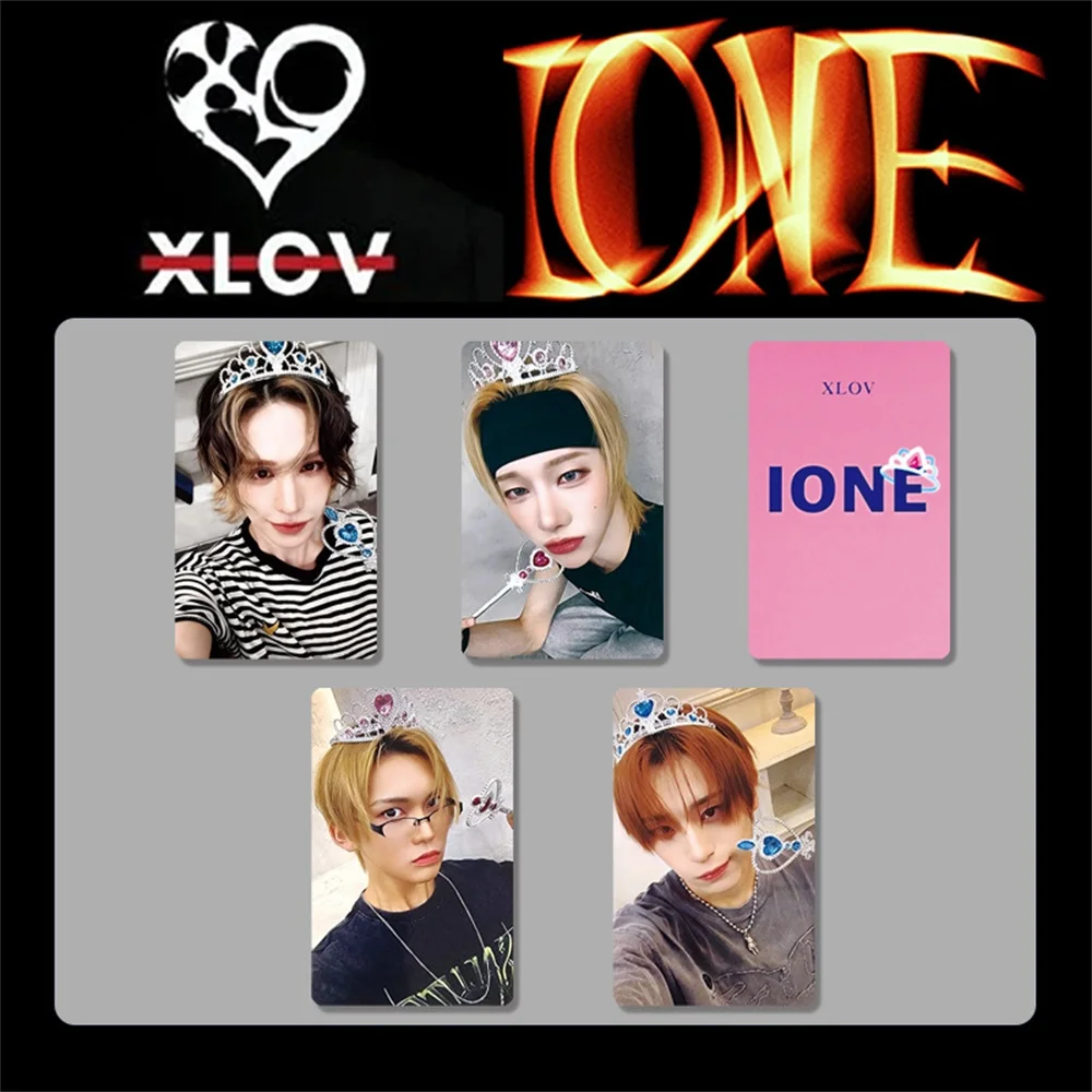 KPOP XLOV Album I ONE Photocard Fan Signing Card Bonus Card Bright