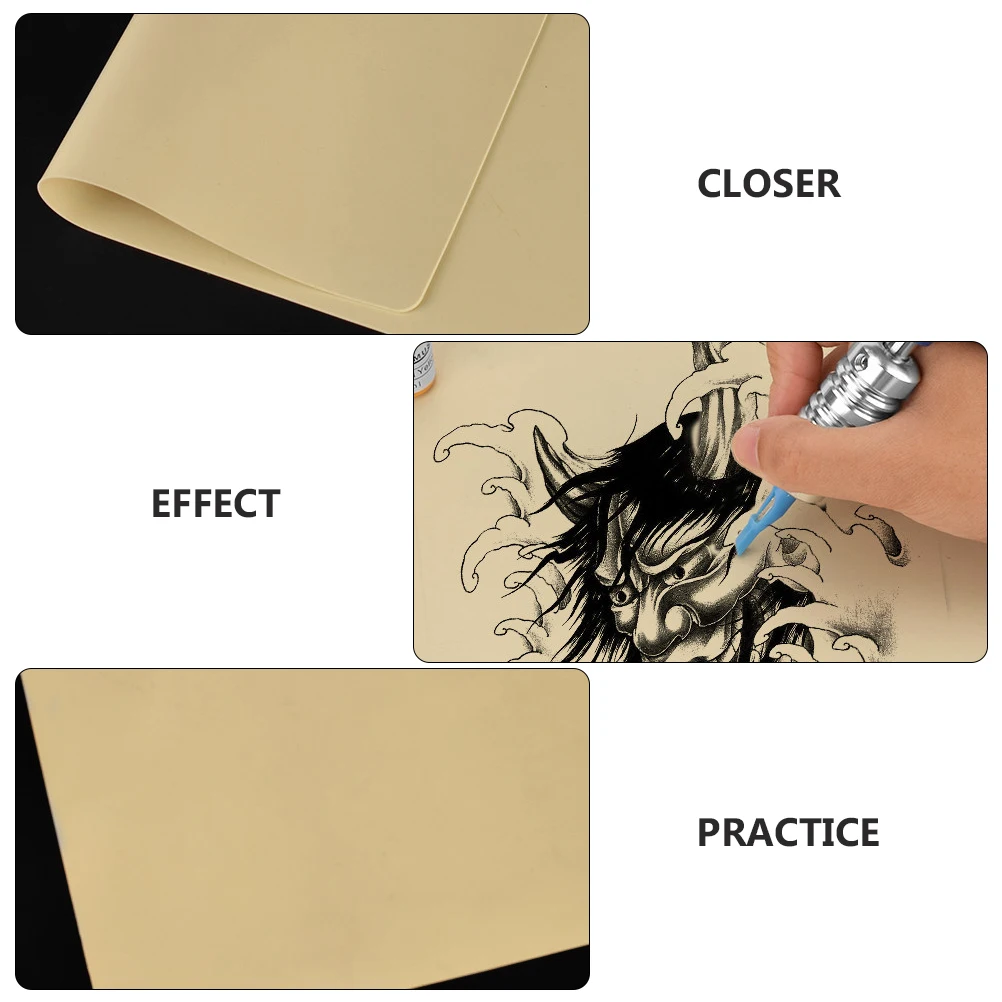 

8pcs Tattooing Practice Thick Blank Artificial Skin For Artists Supplies Double Sided Flexible Silicone False Skin Embroidered