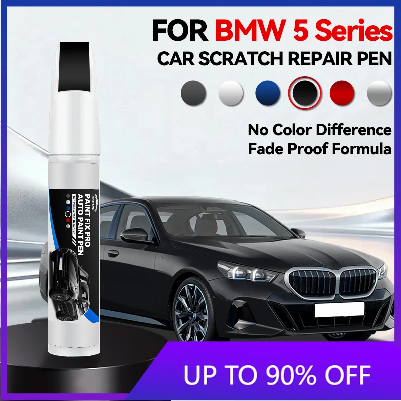 Car Paint Pen Car Paint Repair Pen For 1972-2025 BMW 5 Serie Paint Scratch Repair Accessories White 300 Black 416 Re