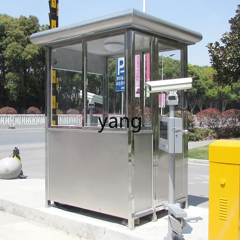 Lmm stainless steel security booth, community duty booth, charging booth