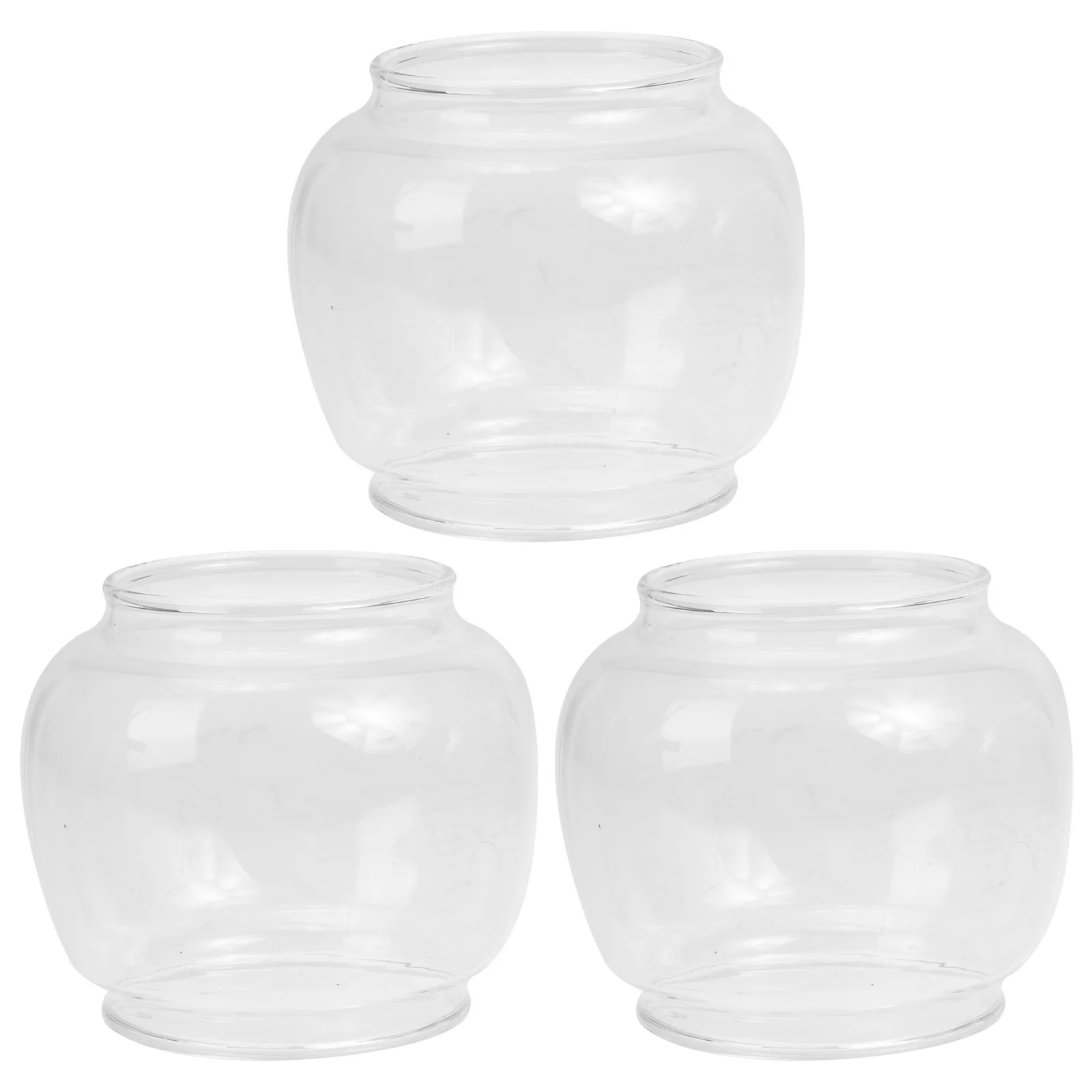 

3Pcs LED Lampshade Glass Craft Retro Light Cover Soft Eye Protection Decorative Warm Atmosphere Bedroom Living Room