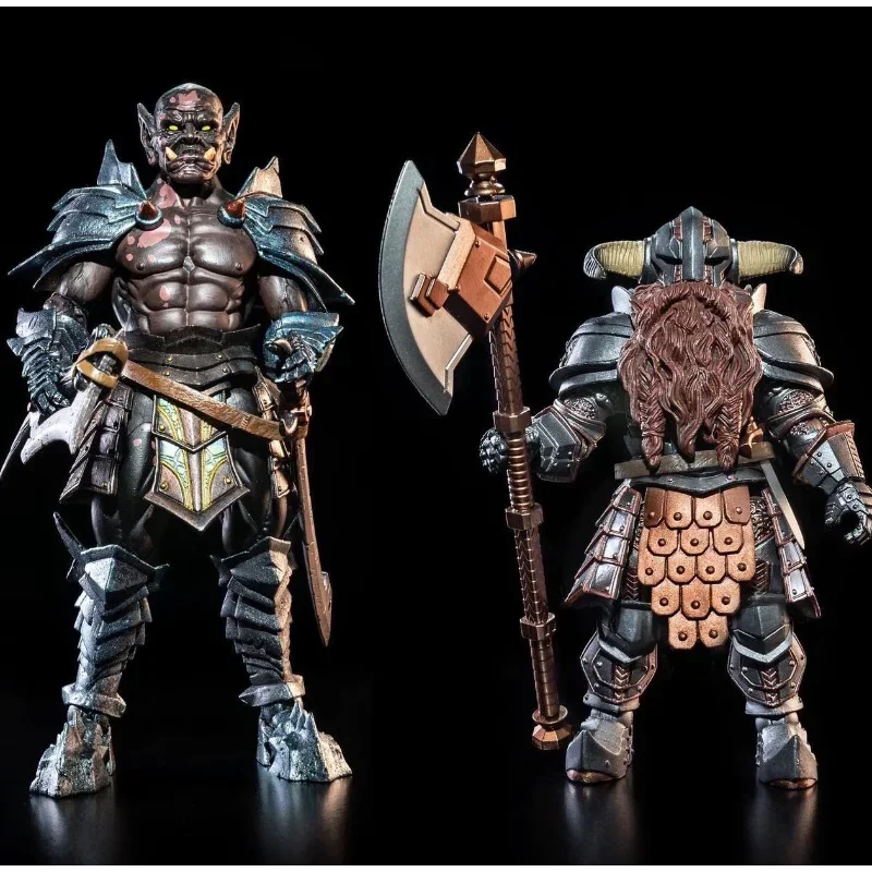 In Stock Four Horsemen Mythic Legions All Stars 6 Giant Axe Red Skeleton Ivory Knight 7-inch Articulated Action Figure