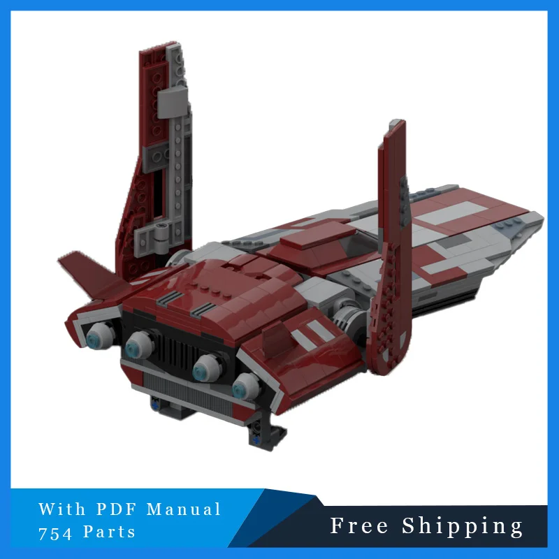 Hot 754 PCS MOC Interstellaire Landmeter Schip Technologie Modulaire Bouwstenen Model Voor Kinderen DIY Montage Speelgoed Kerstcadeaus