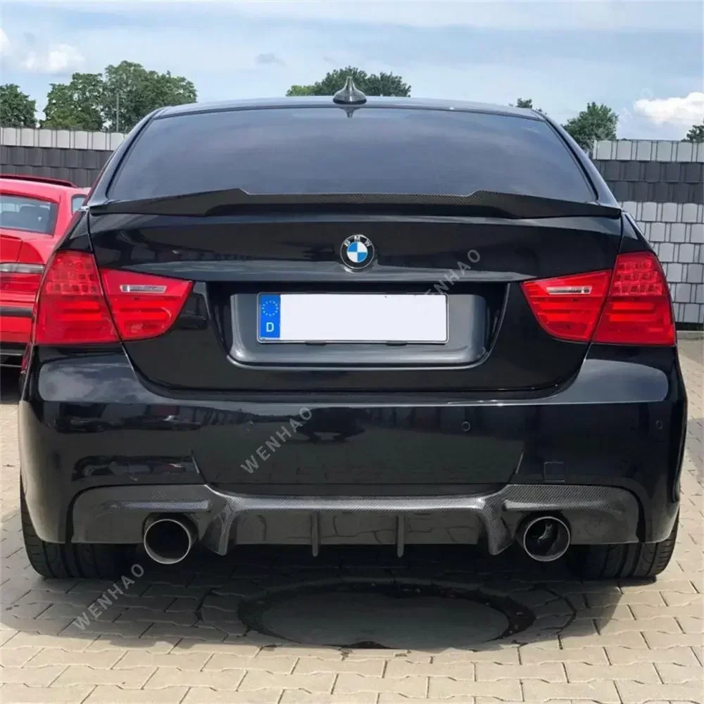 

For BMW E90 M4 Style Rear Trunk Spoiler 3 Series 318i 320i 320d 330i 335i 335d Rear Trunk Tail Wing Bodykits 2005-2012 Tuning