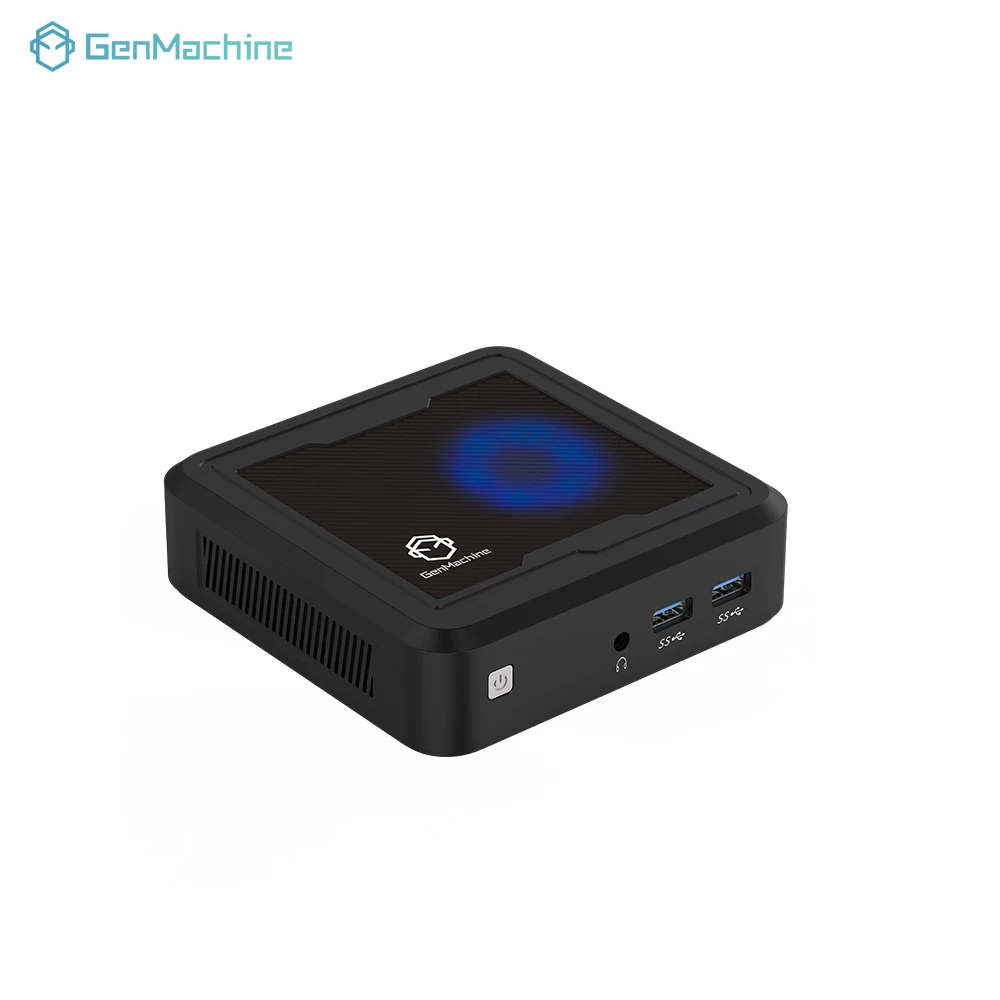 Genmachine Mini PC Windows 11 AMD Ryzen 2500U 2700U 3550H 3750H Mini PC DDR4 RAM WiFi 5 BT5.2 مدمج ومثالي للمنزل والأعمال التجارية