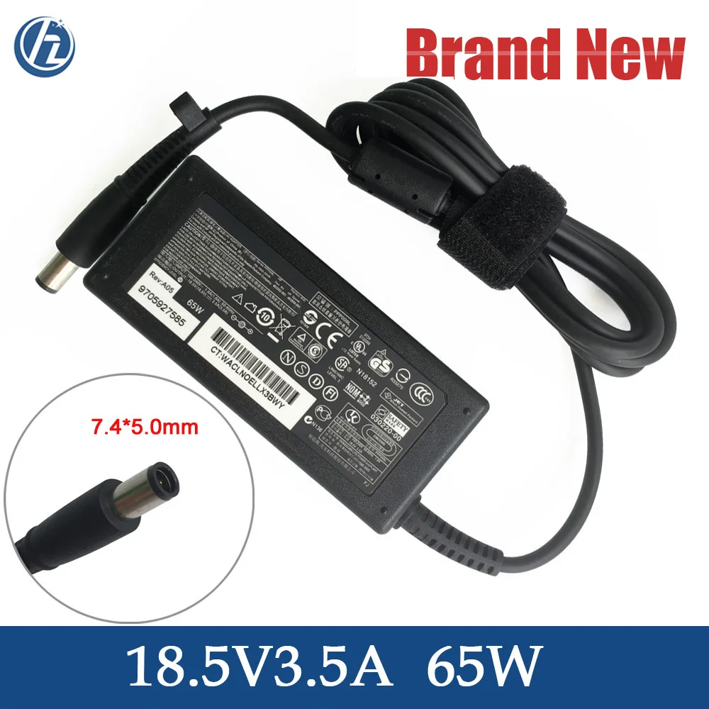 65W Carregador Portátil AC/DC Adaptador 18.5V 3.5A para HP Envy 14 DV4 DV7 M4 M6/ZBook 14 15u G2/Pavilion G6 G7 G4 DV4 DV5 DV6 DV6T DV7