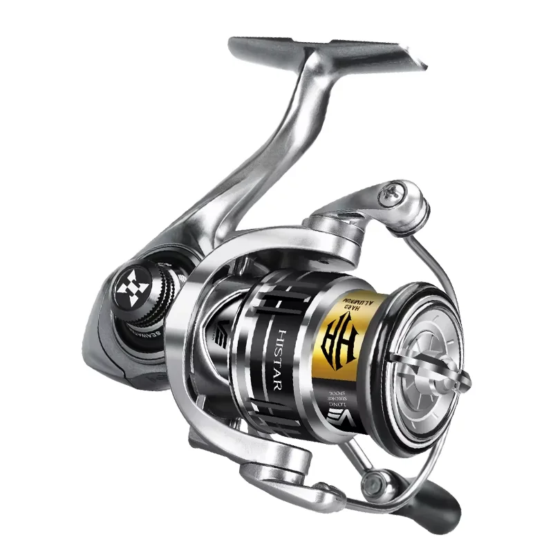 

HSD Rotary Reel 6 + 1 Stainless Steel Ball Bearing Fishing Reel Rotate 5kg Drag Power Easy Towing Fishing Reel